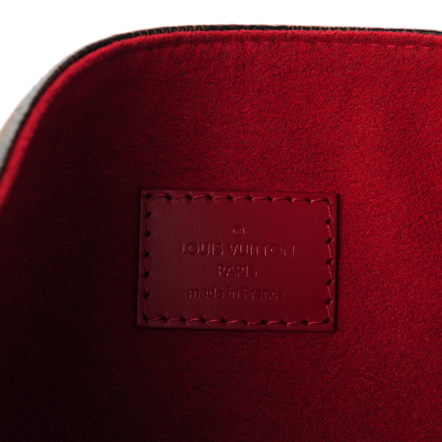 Louis Vuitton Damier Ebene Caissa Hobo Cherry 6 of 7