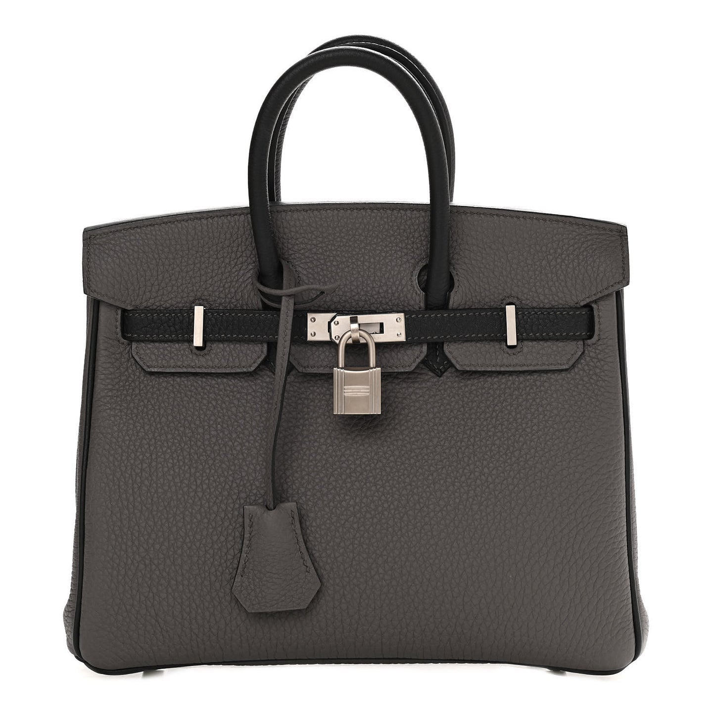 Togo Horseshoe Birkin 25 Etain Black