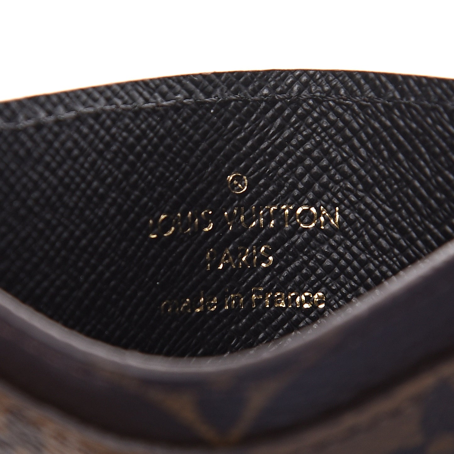 Reverse Monogram Card Holder