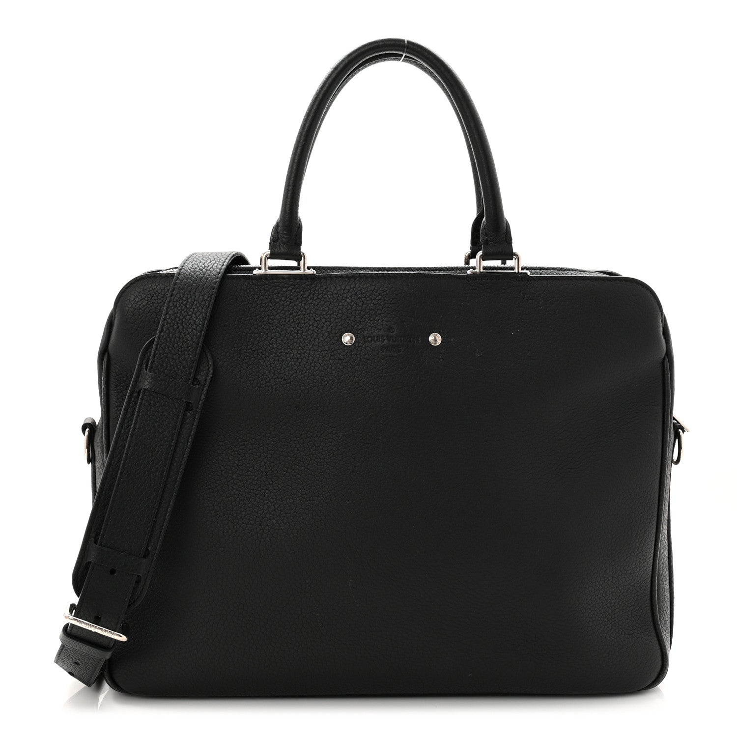 Louis Vuitton Taurillon Armand Briefcase Black 1 of 12