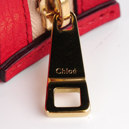 Chloe Calfskin Medium Everston Satchel Acerola 9 of 9