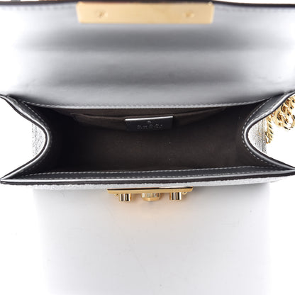Gucci Galassia Small Padlock Shoulder Bag Argento 6 of 8