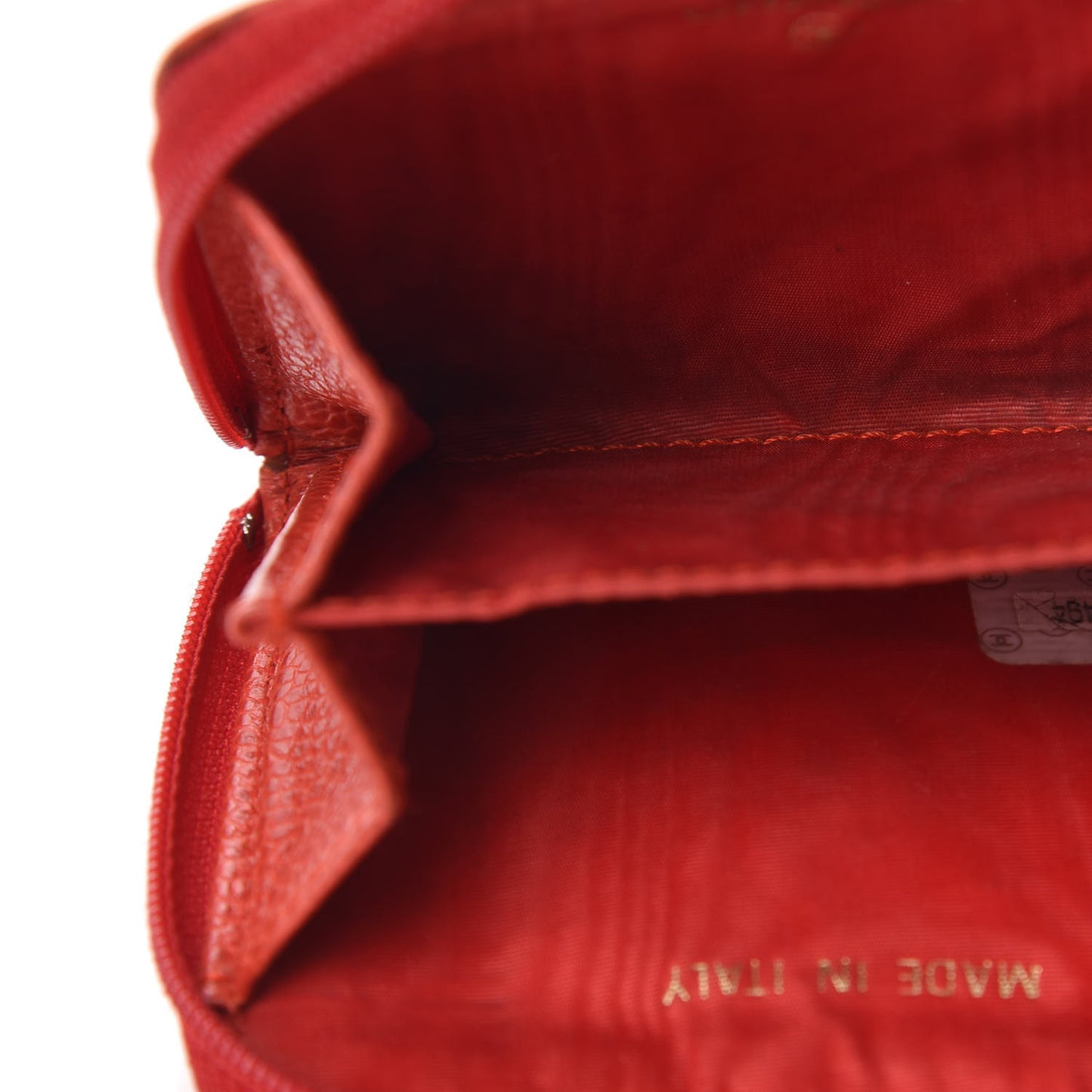 Caviar Timeless CC Zip Around Coin Purse Red