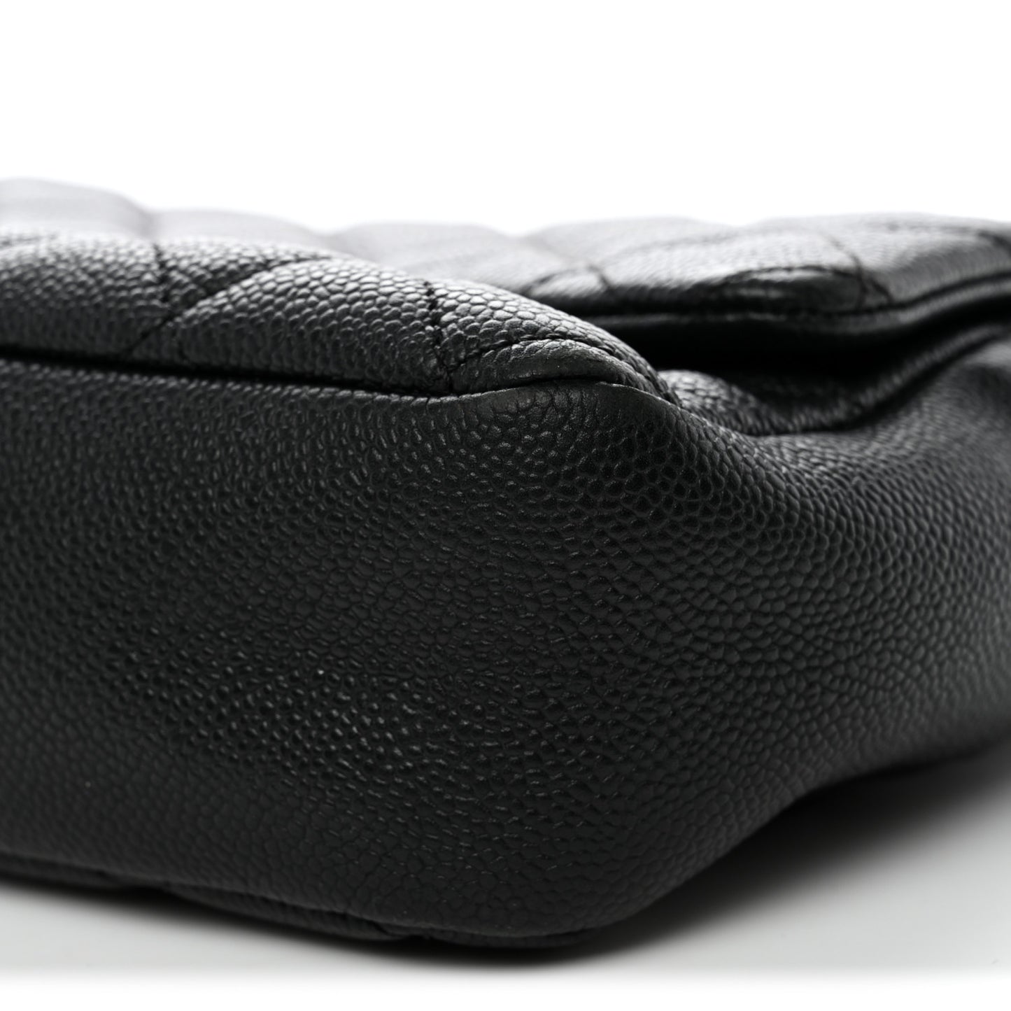 Caviar Quilted Jumbo Easy Flap Black