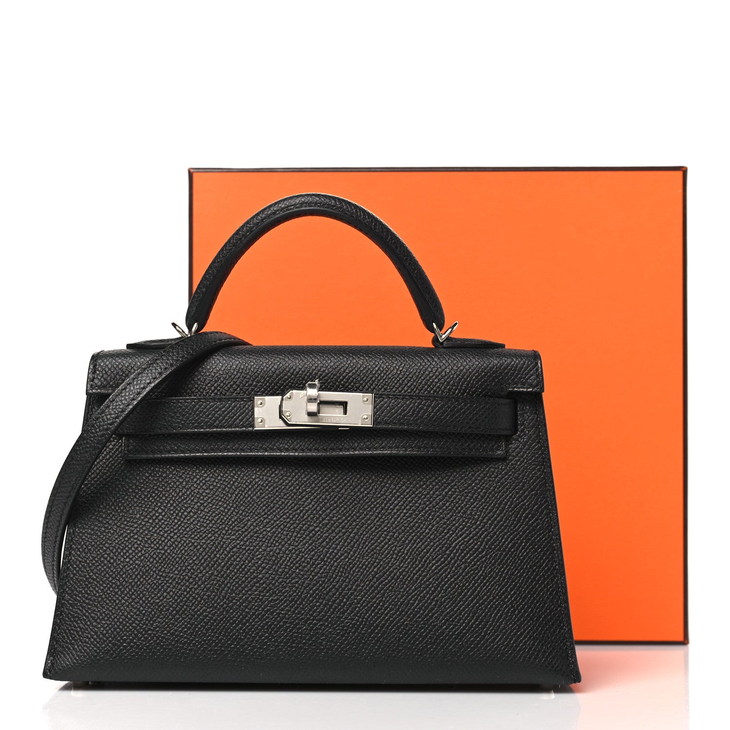 Hermes Epsom Mini Kelly Sellier 20 Black 11 of 11