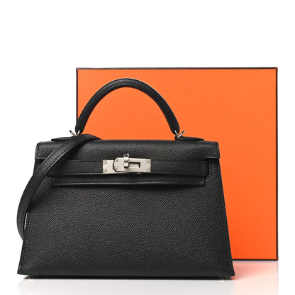 Hermes Epsom Mini Kelly Sellier 20 Black 11 of 11