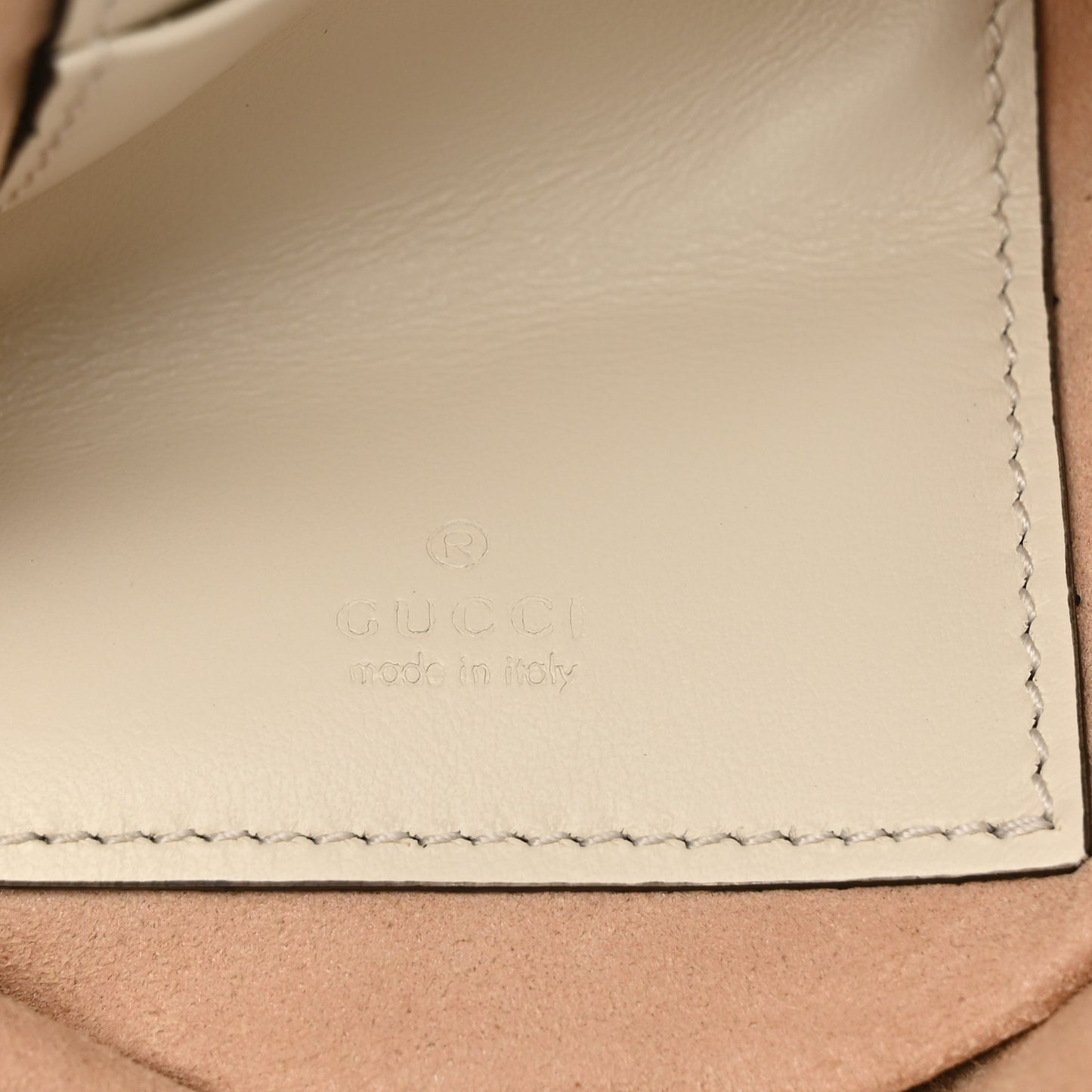 Calfskin Matelasse Mini GG Marmont Crossbody Bag White