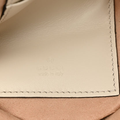 Gucci Calfskin Matelasse Mini GG Marmont Crossbody Bag White 6 of 10