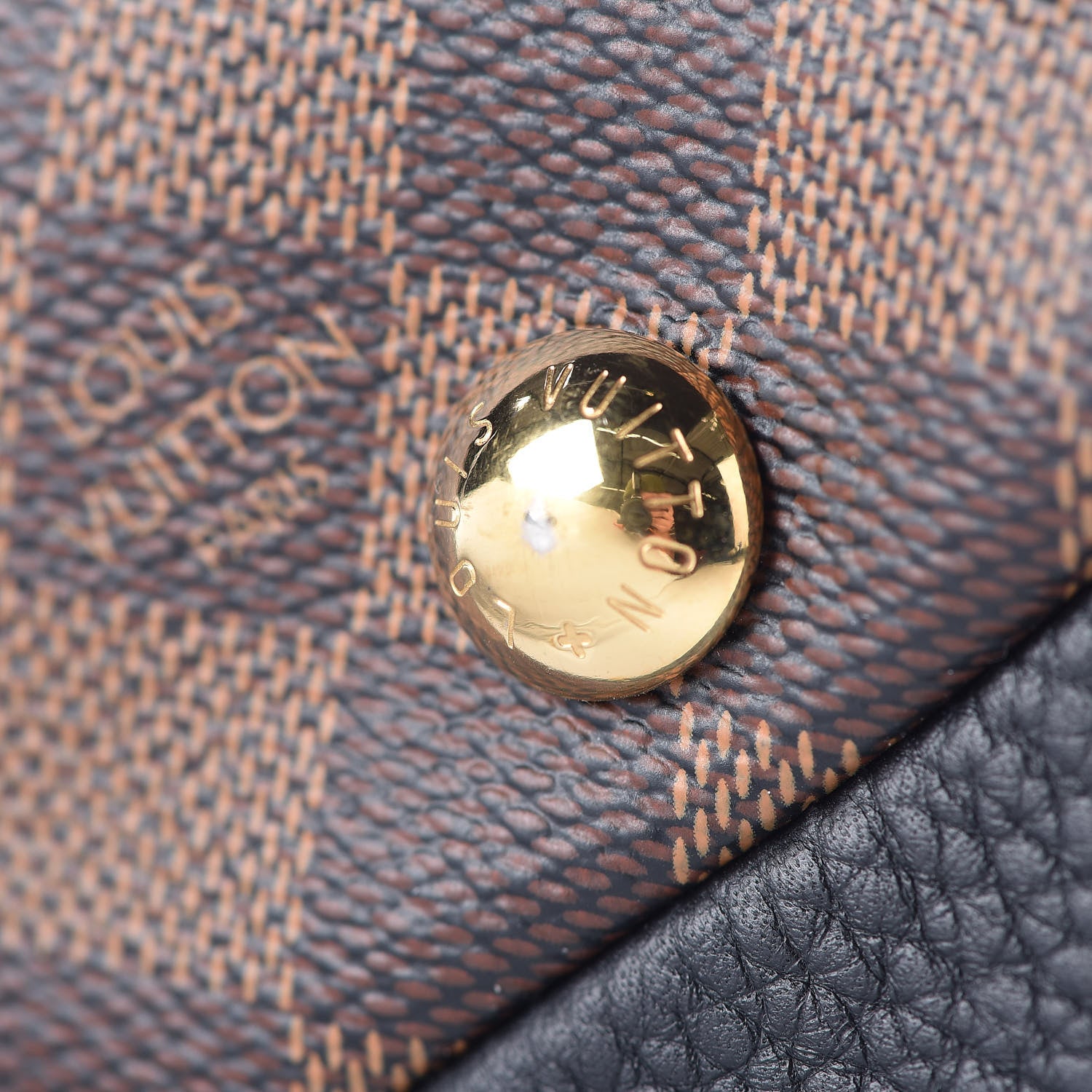 Louis Vuitton Damier Ebene Cuir Taurillon Brittany Black 8 of 11