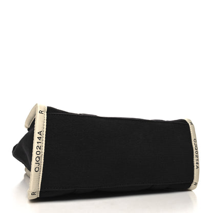 Marc Jacobs Cotton Canvas Medium The Jacquard Tote Bag Black 4 of 8