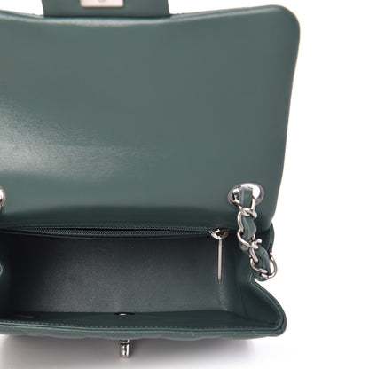 Chanel Lambskin Quilted Mini Square Flap Green 5 of 10