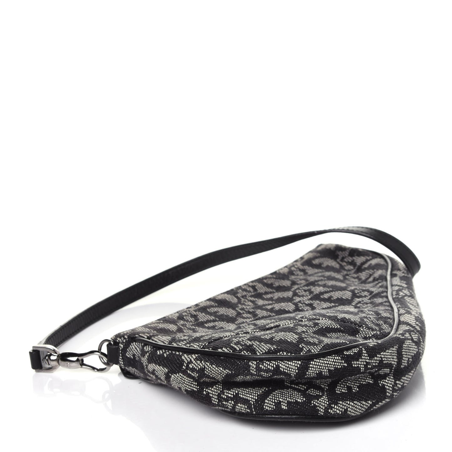 Monogram Mini Saddle Pochette Black