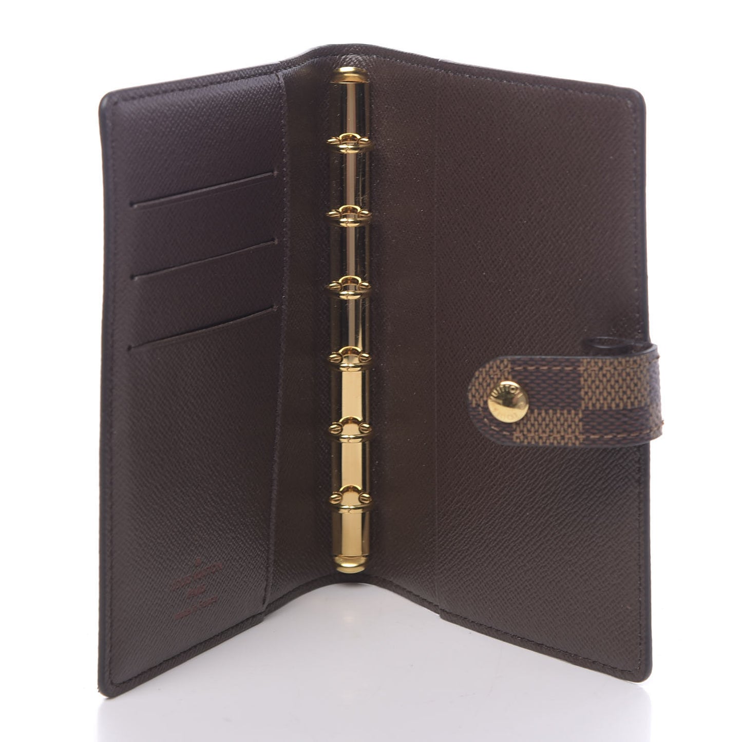 Damier Ebene Small Ring Agenda Cover