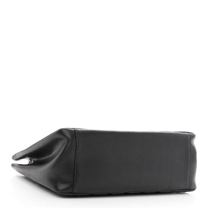 Chanel Caviar Quilted Grand Shopping Tote GST Black 3 of 10