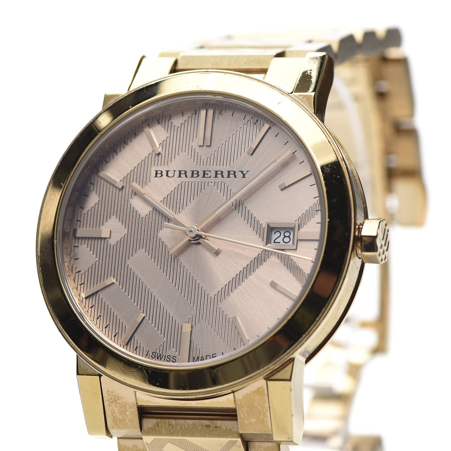 Stainless Steel 38mm The City Quartz Watch Champagne BU9038