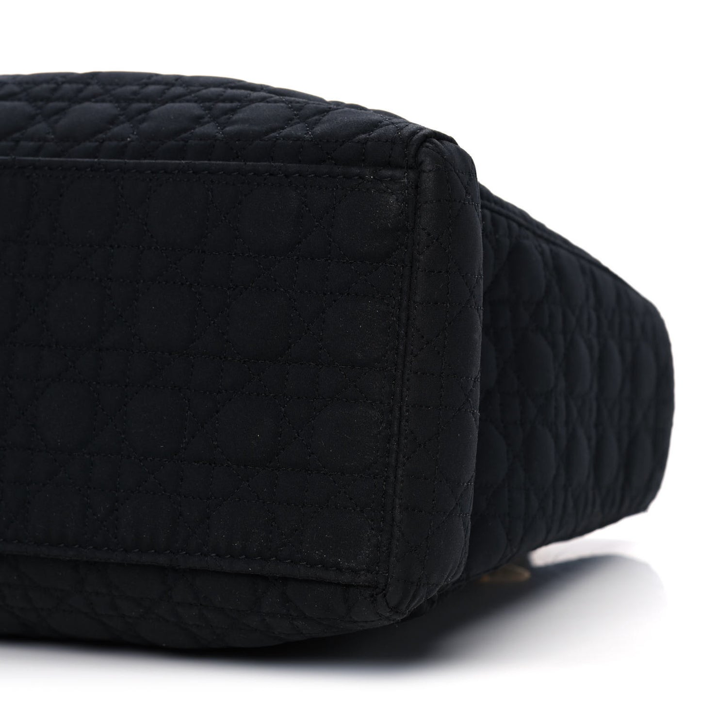 Nylon Cannage Large Lady Dior Black
