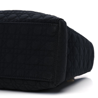 Christian Dior Nylon Cannage Large Lady Dior Black 10 of 12