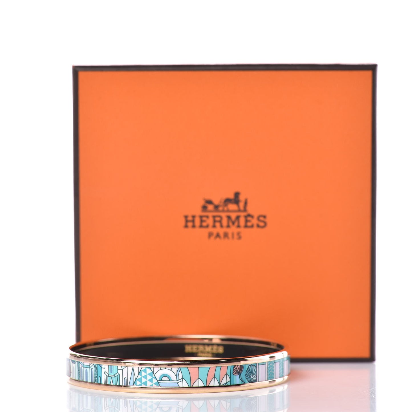 Enamel Printed Narrow Bracelet 65