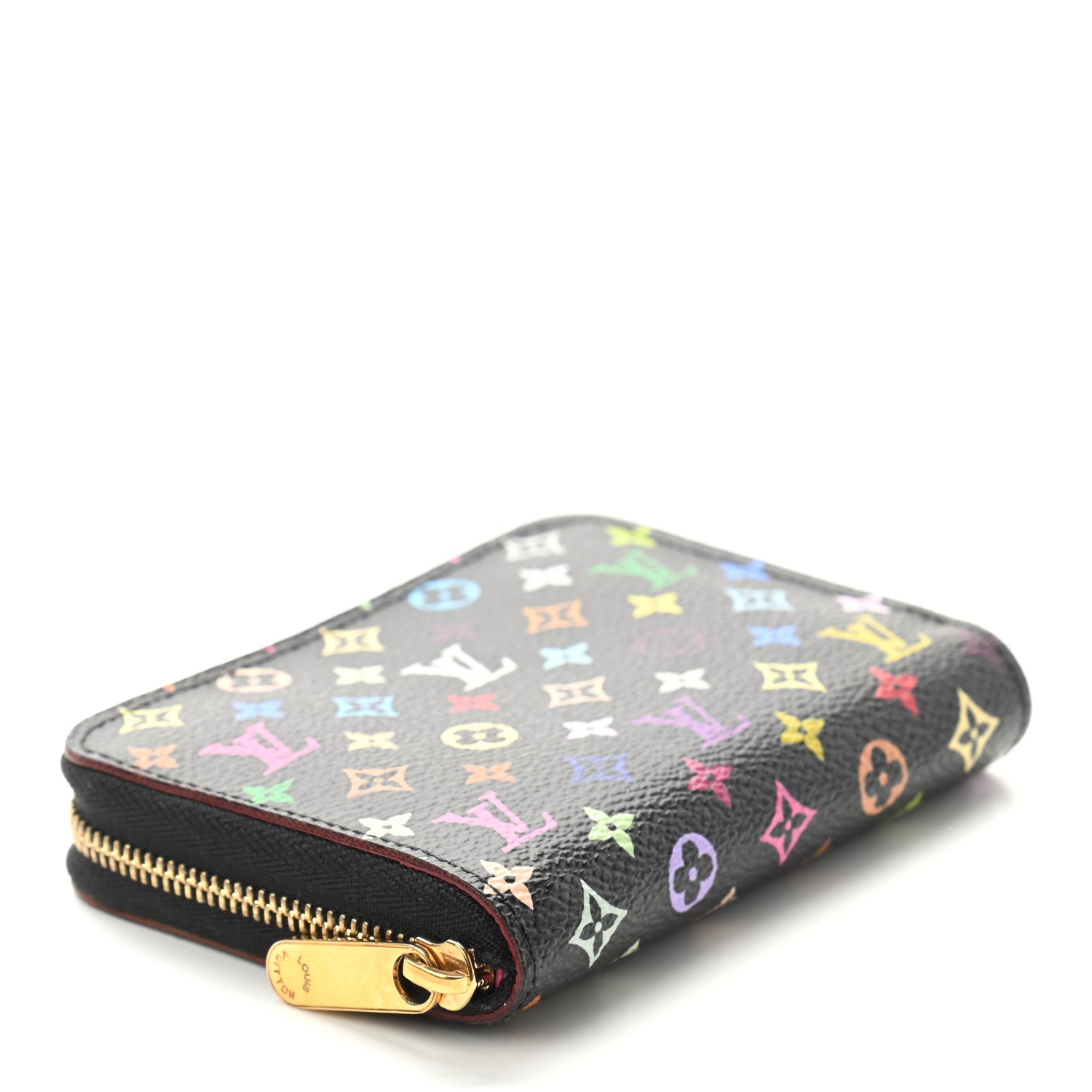 Louis Vuitton Monogram Multicolor Zippy Coin Purse Black Grenade 4 of 7