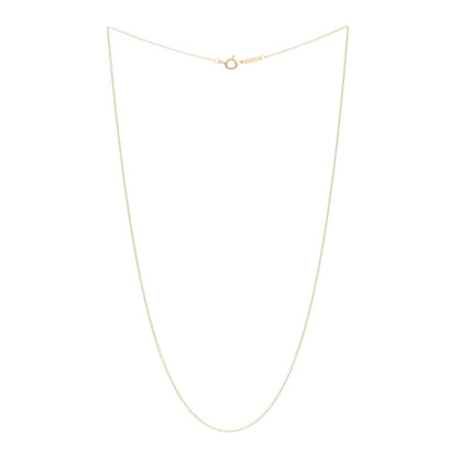 Tiffany 18K Yellow Gold Chain Necklace 18" 2 of 4