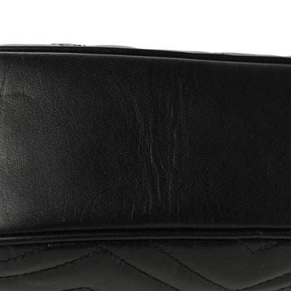 Gucci Calfskin Matelasse Small GG Marmont Chain Shoulder Bag Black 12 of 12