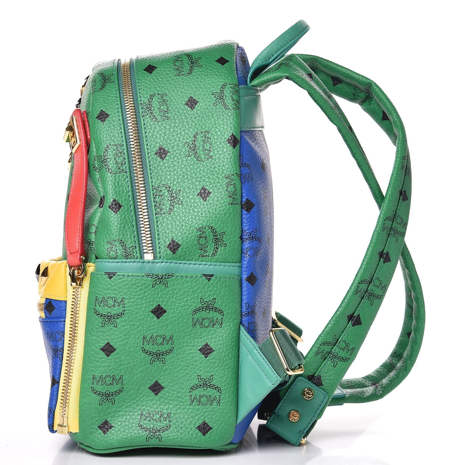 MCM Visetos Small Dual Stark Pocket Backpack Multicolor 19 of 23