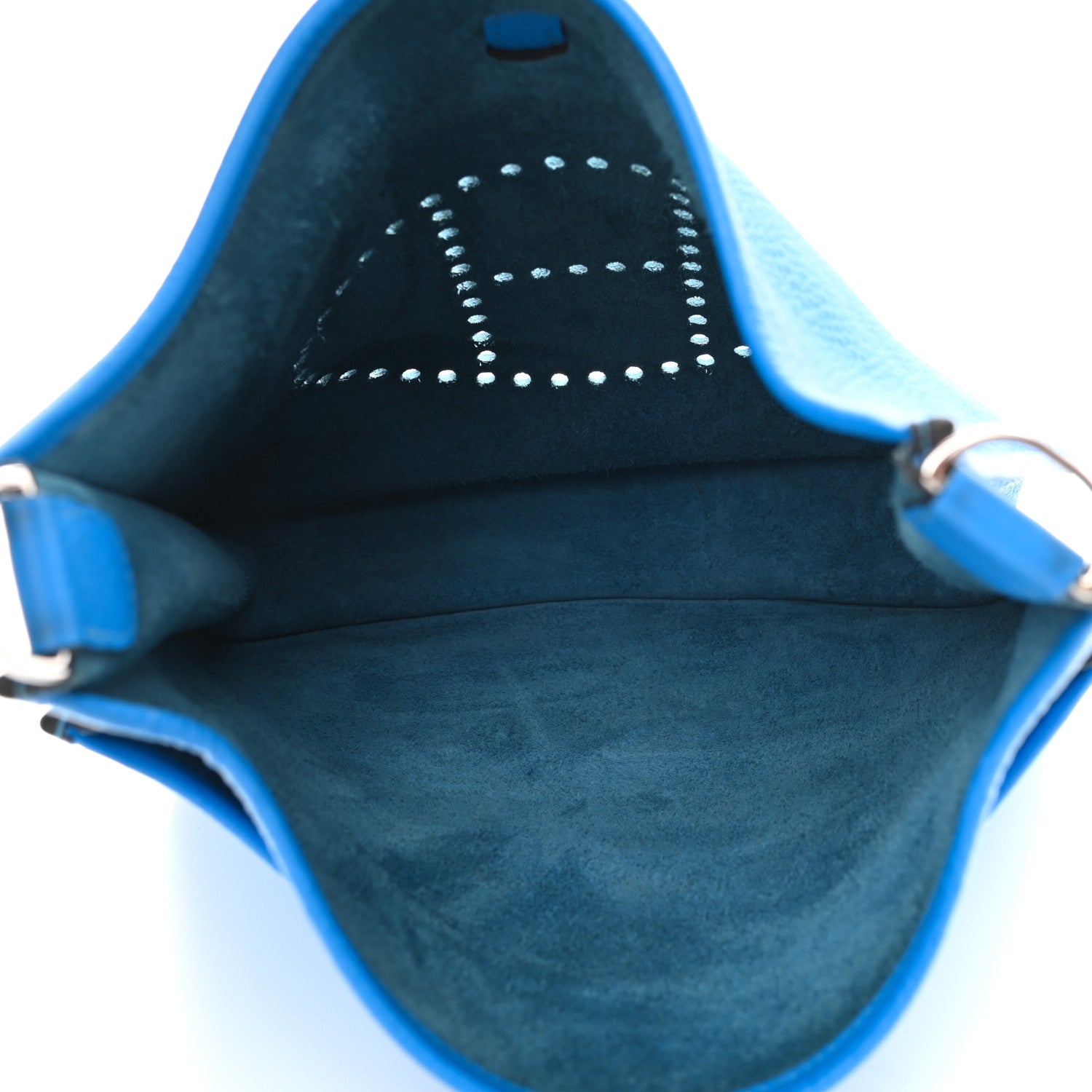 Hermes Taurillon Clemence Evelyne III PM Bleu Hydra 4 of 9