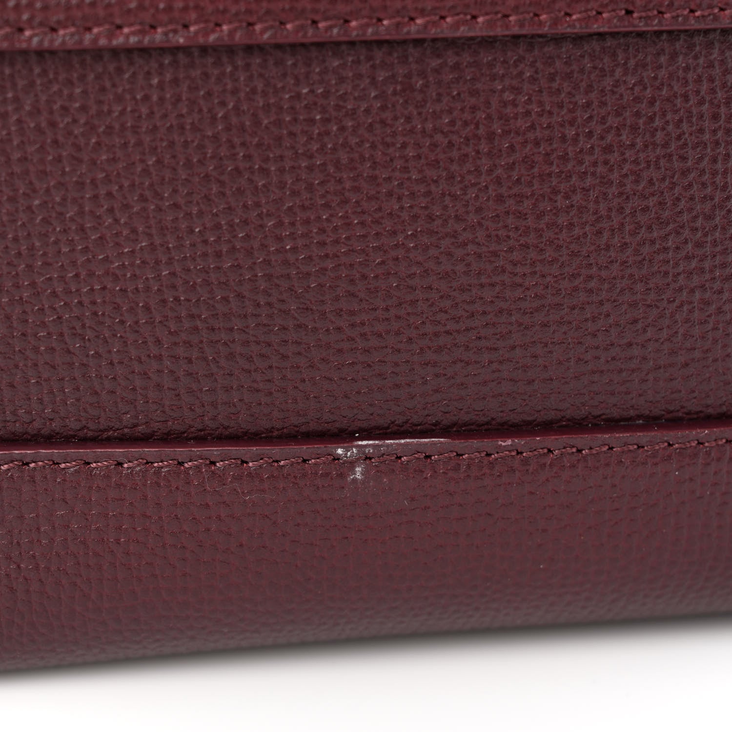Burberry Grainy Calfskin House Check Small Banner Tote Mahogany Red 12 of 12