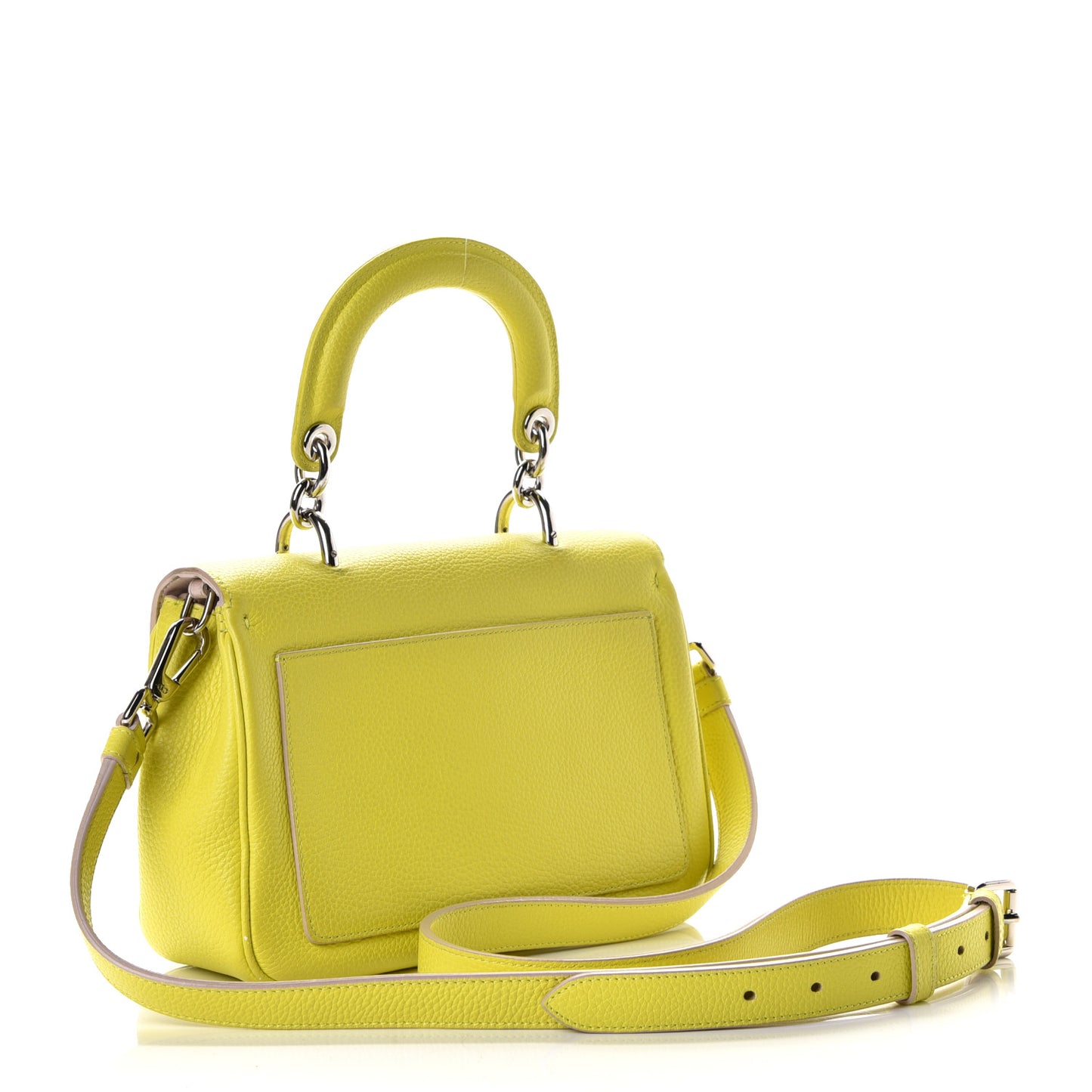 Bullcalf Mini Be Dior Flap Vert Acide