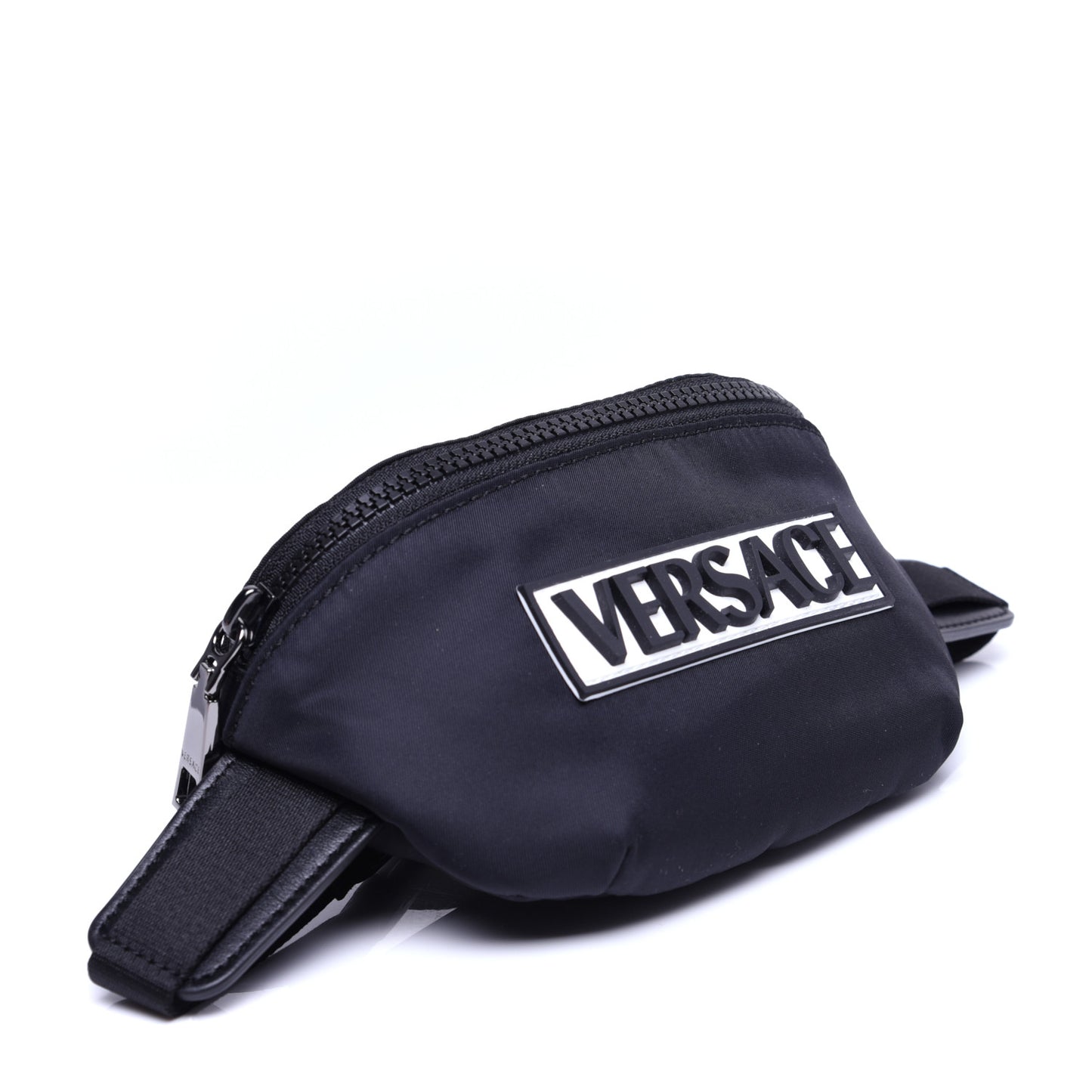 Nylon Logo Belt Bag Black