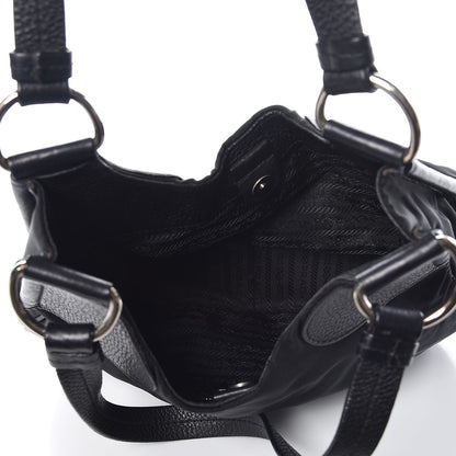 Prada Tessuto Nylon Hamal Small Shoulder Bag Black 5 of 9
