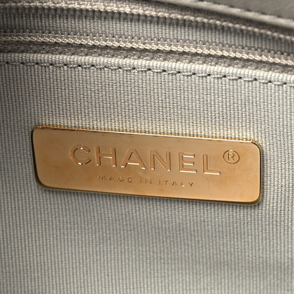 Chanel Lambskin Quilted Large Chanel 19 Flap Grey 6 of 10