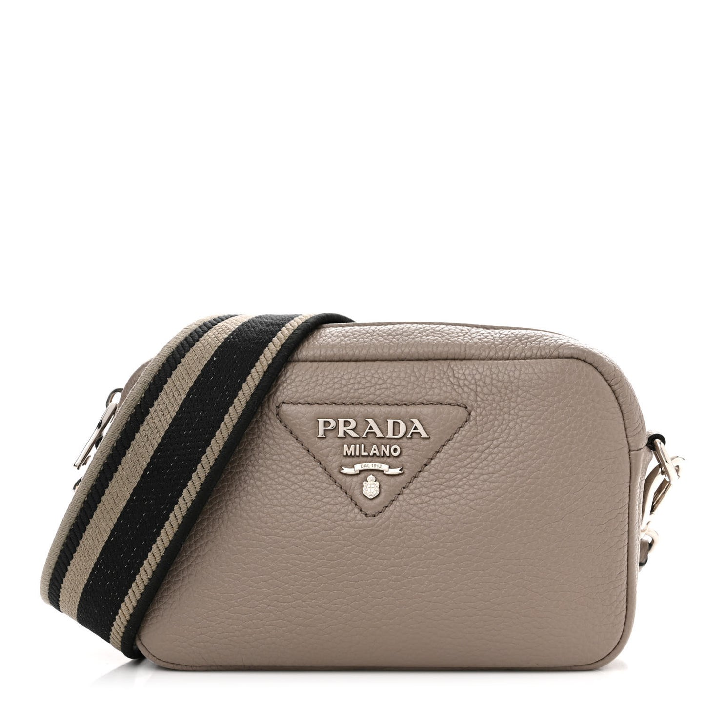 Vitello Daino Soft Small Camera Crossbody Argilla