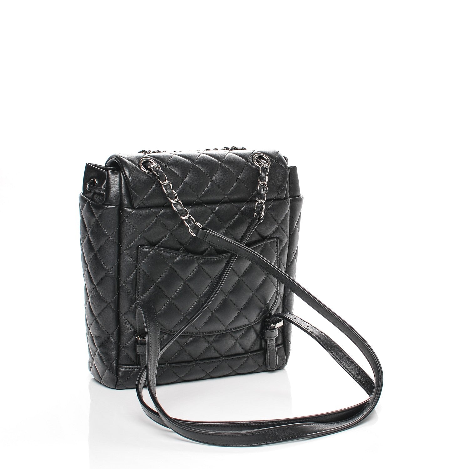 Chanel Lambskin Quilted Small Urban Spirit Backpack Black 3 of 7