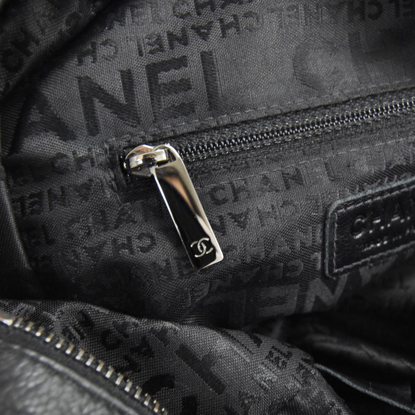 Caviar Square Stitched Small Handbag Black