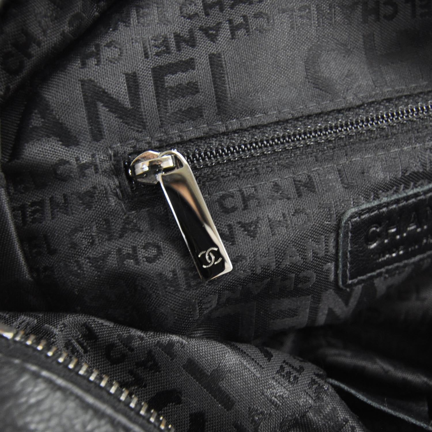 Chanel Caviar Square Stitched Small Handbag Black 9 of 9