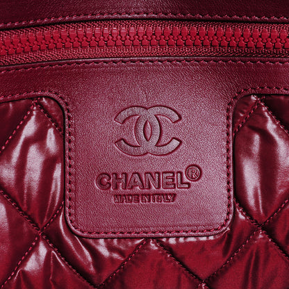 Chanel Nylon Coco Cocoon Medium Reversible Tote Red Black 7 of 8