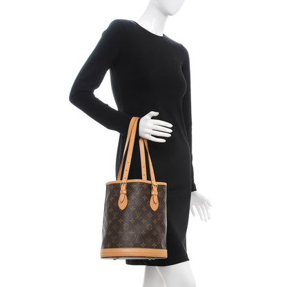 Louis Vuitton Monogram Petit Bucket 23 2 of 10