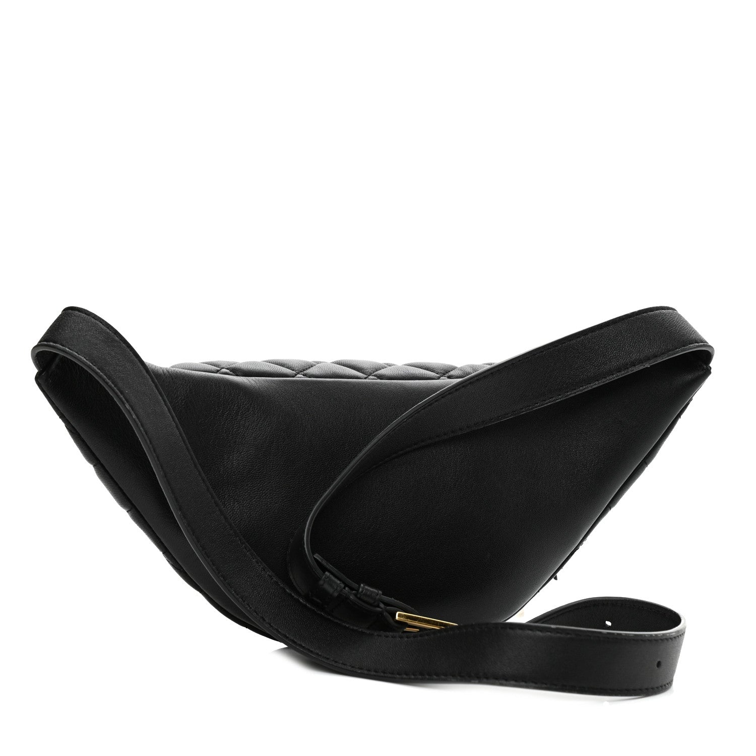 Versace Nappa Quilted Medusa Belt Bag Black 3 of 11