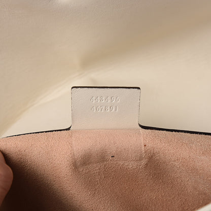 Gucci Calfskin Matelasse Medium GG Marmont Shoulder Bag White 7 of 18