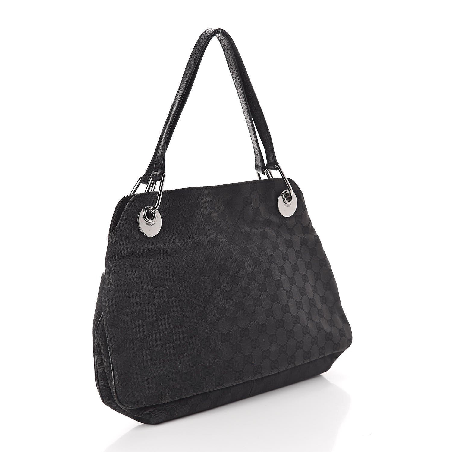 Gucci Monogram Medium Eclipse Shoulder Bag Black 3 of 9