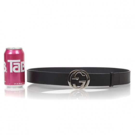 Gucci Leather GG Mens Belt Black 40 2 of 6