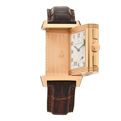 Jaeger-LeCoultre 18K Rose Gold Alligator 29mm Reverso Grande GMT Manual Winding Watch Q3022420 2 of 5