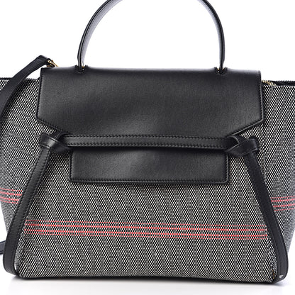 Celine Cotton Canvas Calfskin Mini Belt Bag Black 13 of 13