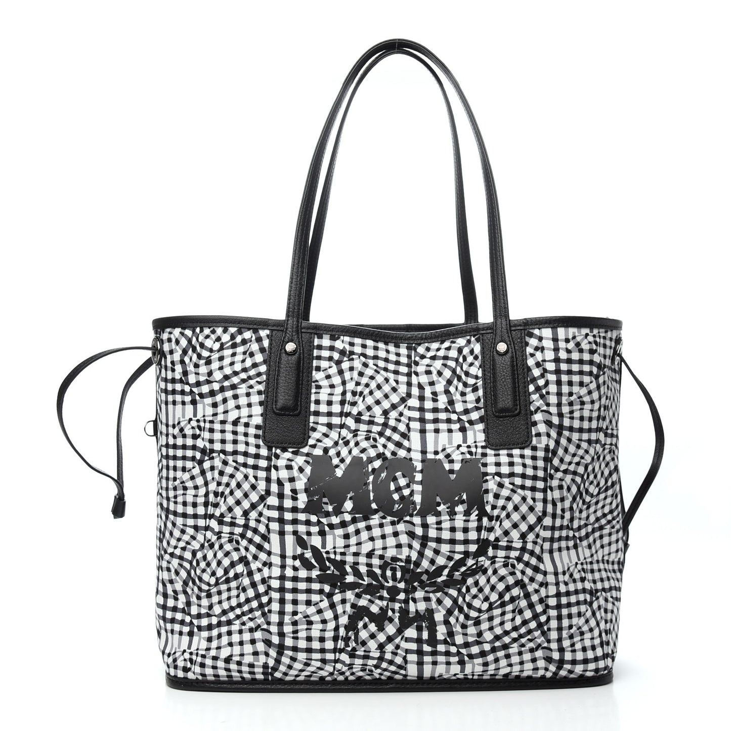 Visetos Medium Liz Reversible Shopper Tote Black