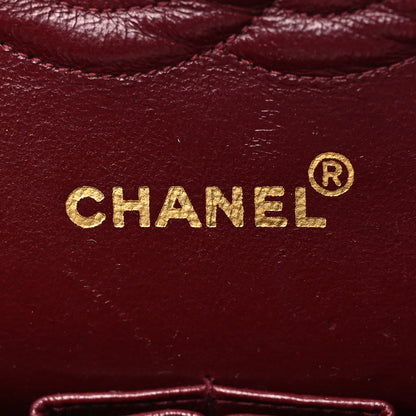 Chanel Lambskin Quilted Medium Double Flap Black 6 of 12