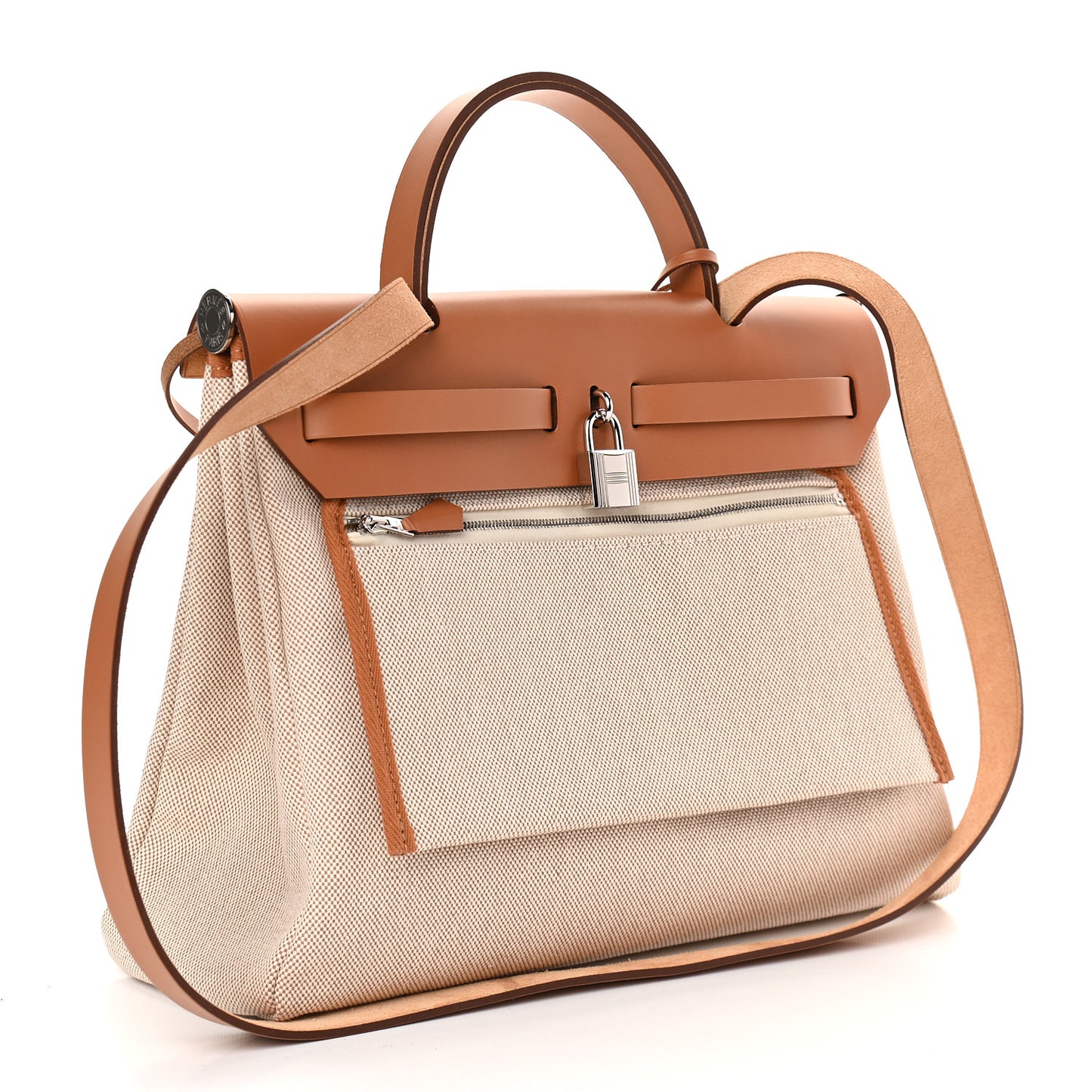 Vache Hunter Toile Pegase Pop Herbag Zip Retourne 31 PM Capucine Ecru