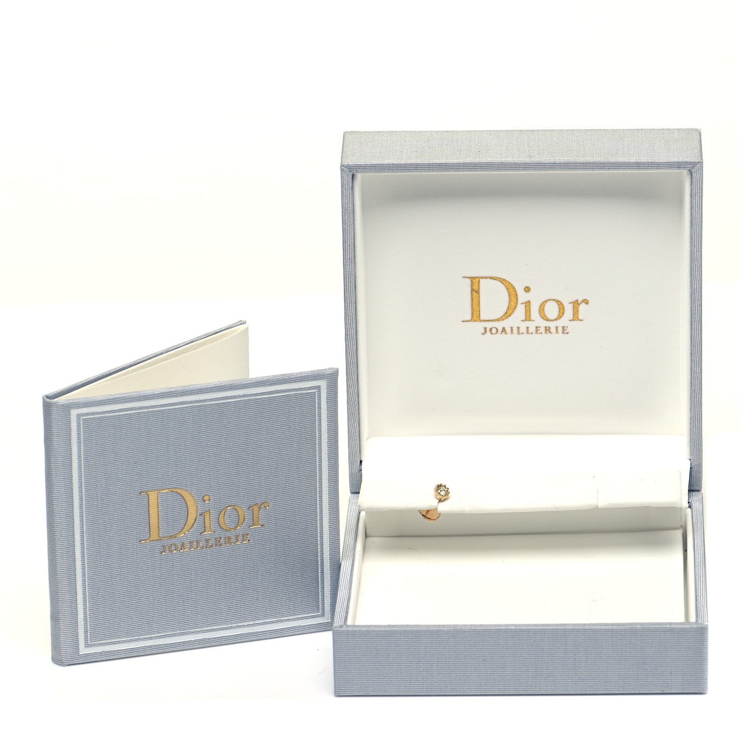 18K Yellow Gold Diamond Mimirose Single Stud Earring