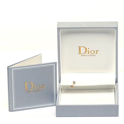 Christian Dior 18K Yellow Gold Diamond Mimirose Single Stud Earring 9 of 9