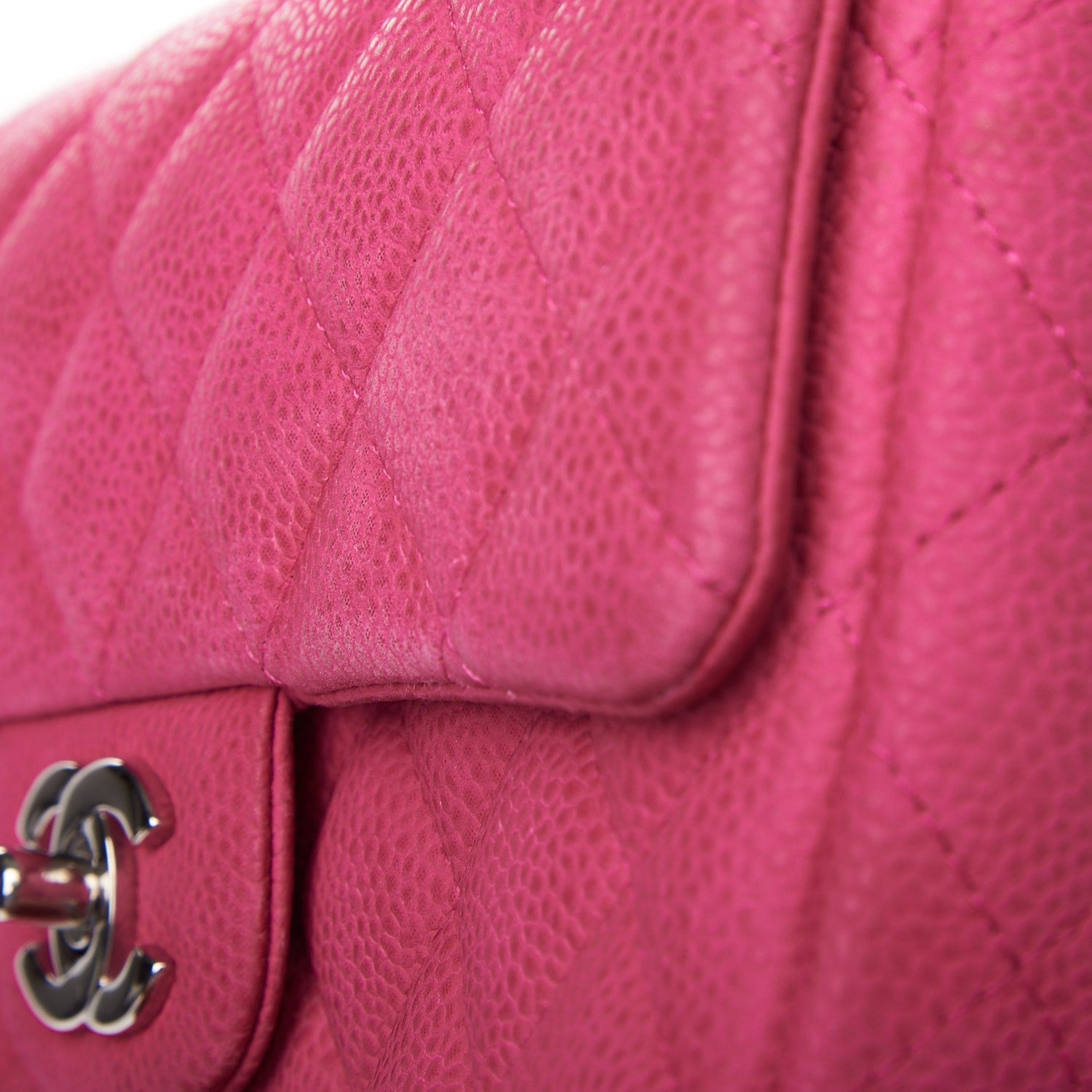 Chanel Iridescent Caviar Quilted Mini Rectangular Flap Pink 7 of 13